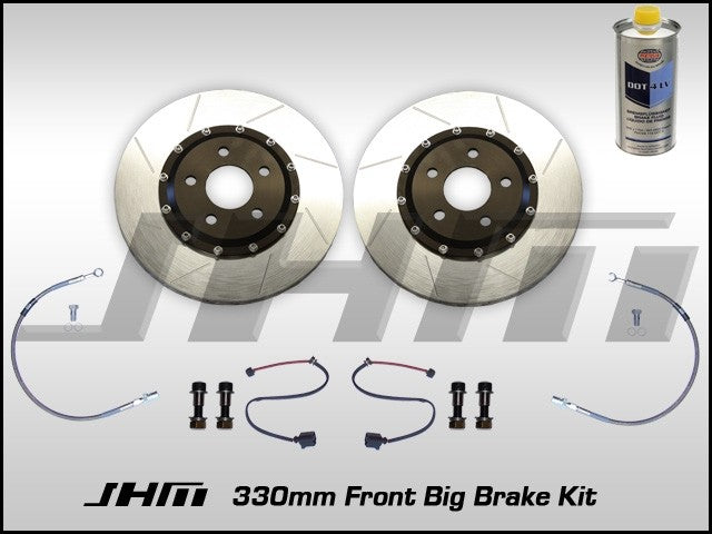 JHM Front BBK (Big Brake Kit) 330mm Cayenne (Brembo 6 piston 17z) C5-A6-S6 4.2L - NO Calipers