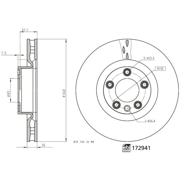 WABCO 4617000092 Parking Brake Brake Valve Repair Kit
