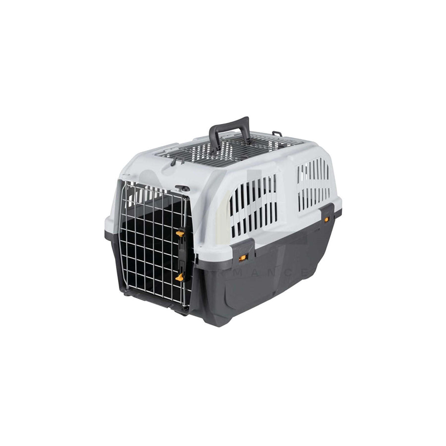 JOLLYPAW 7721811 Dog carrier Metal, Plastic, Size: S-M, Colour: Dark Grey, Light Grey
