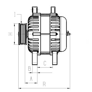 HC-CARGO CAR116683 Alternator