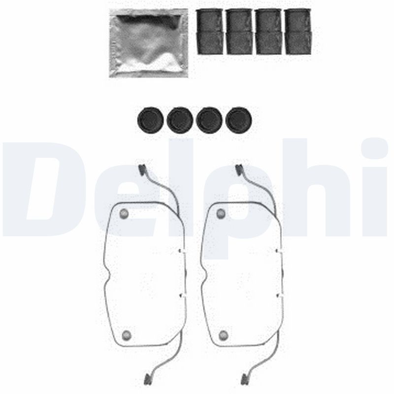 DELPHI LX0574 Disc Brake Pad Accessory Kit