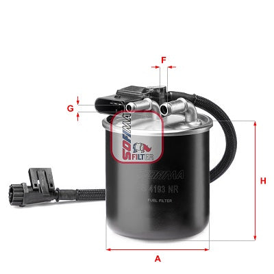 SOFIMA S4193NR Fuel Filter