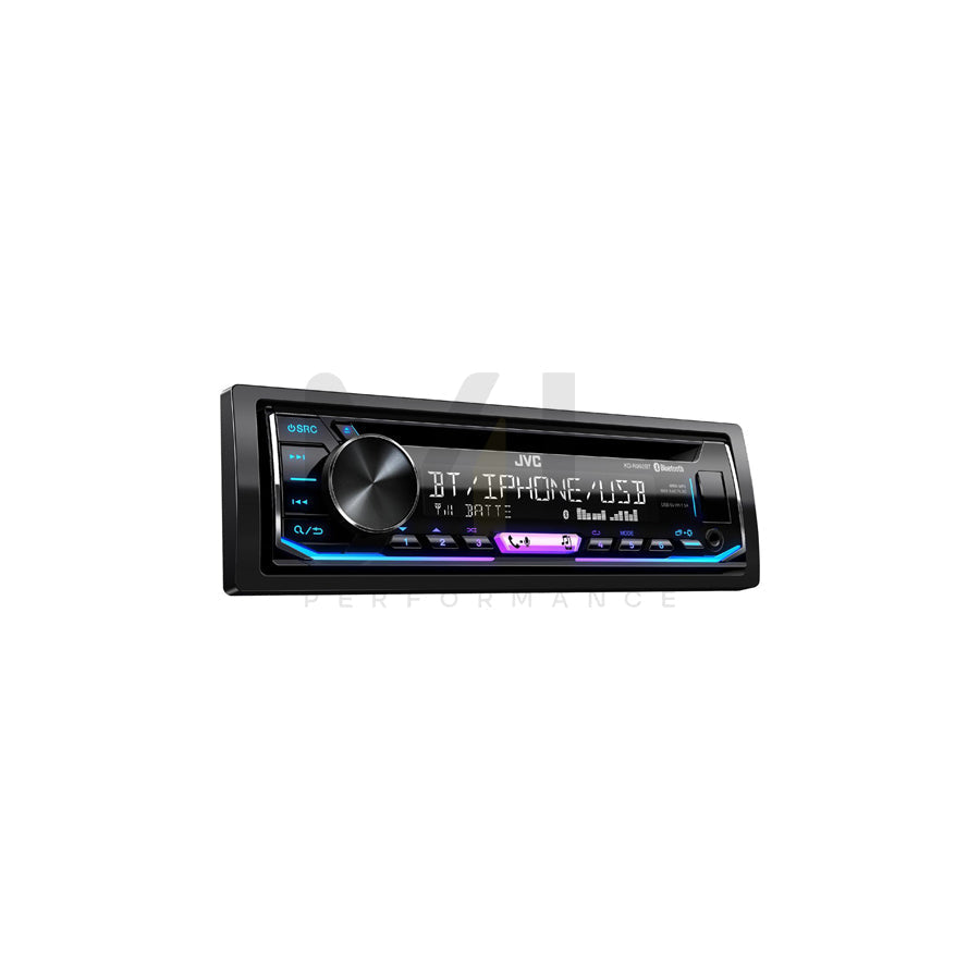 JVC KD-R992BT Car stereo 1 DIN, AOA 2.0, Made for iPod/iPhone, 14.4V, AAC, FLAC, MP3, WAV, WMA, CD-R/RW, Spotify