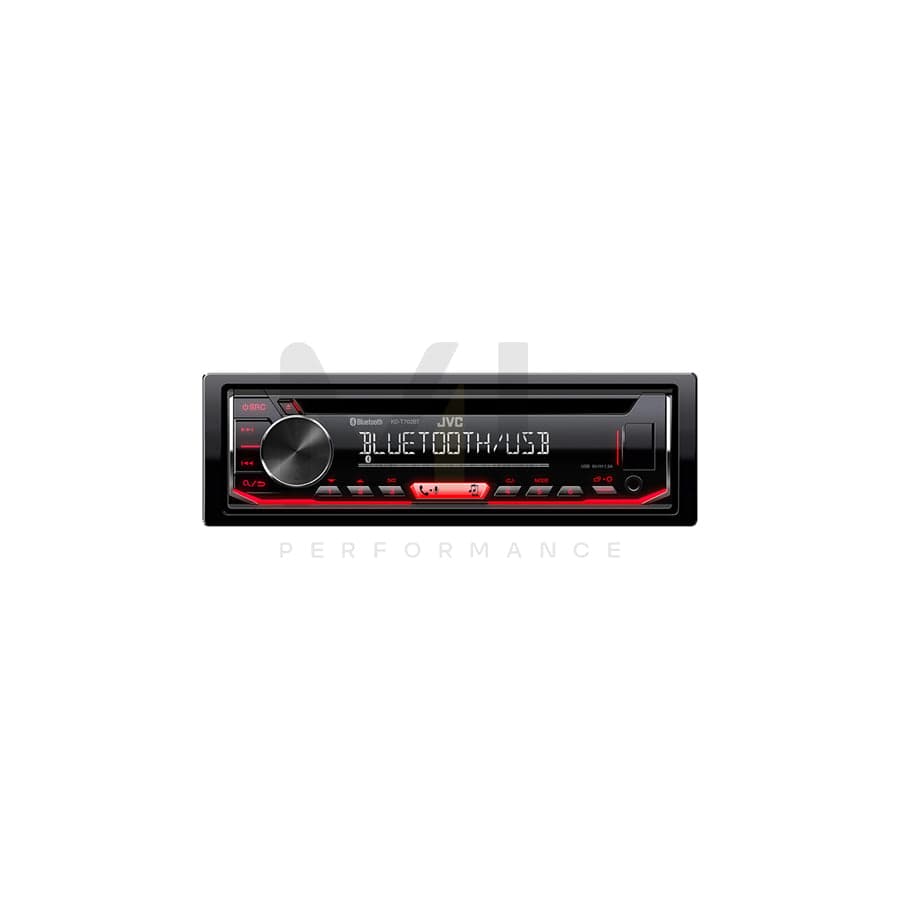 JVC KD-T702BT Car stereo 1 DIN, AOA 2.0, 12V, AAC, FLAC, MP3, WAV, WMA, CD, Spotify Control