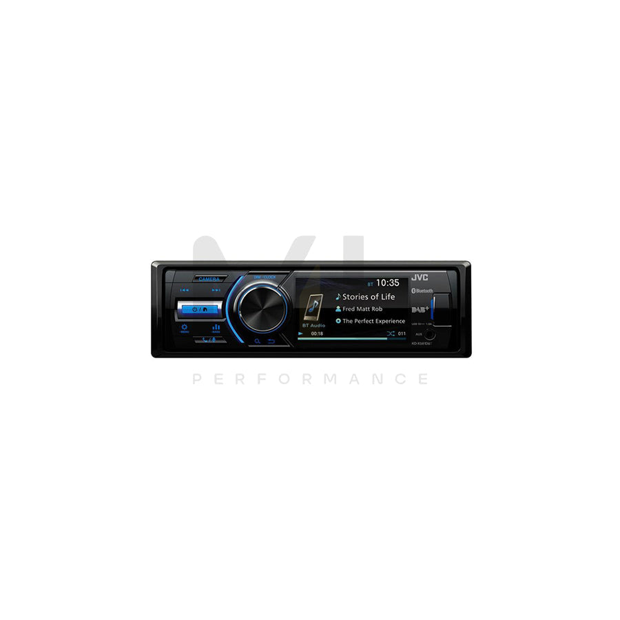 JVC KD-X561DBT Car stereo Bluetooth, DAB+ tuner, 1 DIN, Made for iPhone/iPod, 12V, AAC, FLAC, MP3, WAV, WMA
