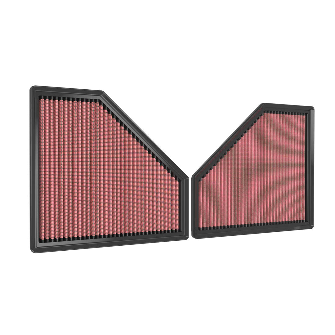 K&N 33-3171 High-Flow Original Lifetime Engine Air Filter - BMW M3 L6-3.0L F/I (2 PER BOX)
