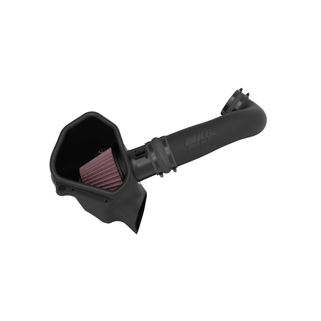 K&N 63-3121 Cold Air Intake System - High-flow Air Filter, Roto-mold Tube - CADILLAC CT5-V BLACKWING V8-6.2L F/I