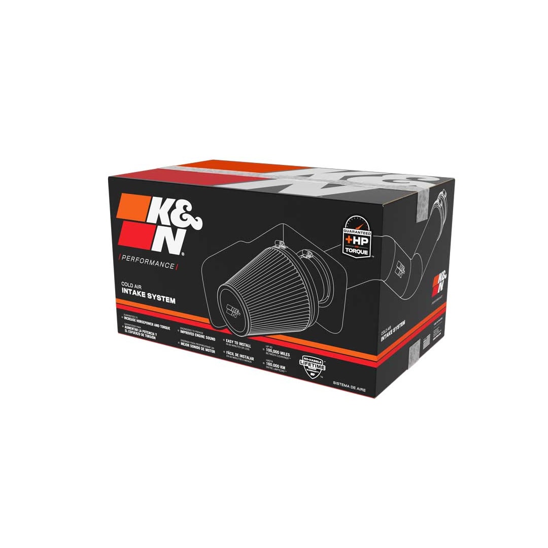 K&N 69-9510TC Cold Air Intake - High-flow, Aluminum Tube - VW GOLF R L4-2.0L TURBO