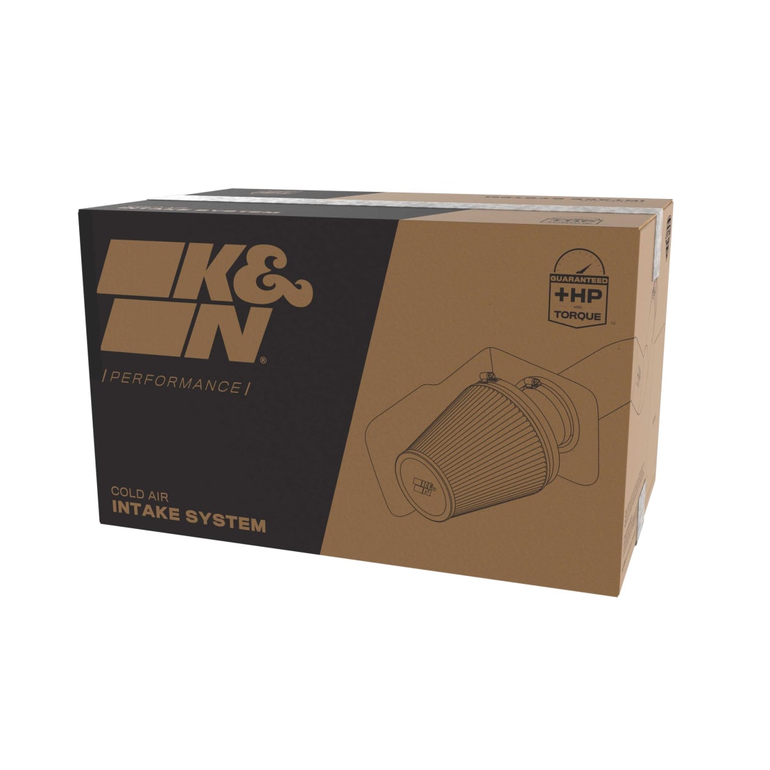 K&N 77-1004KC Charge Pipe - Aluminum Tube - RAM 2500/3500 L6-6.7L DSL
