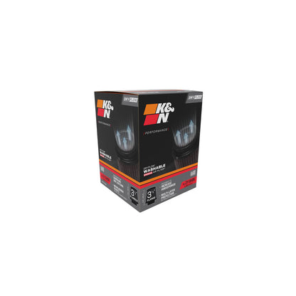 K&N RU-3110HBK Dryflow Universal Air Filter - 3-1/2"FLG, 6"B, 5-1/4"T, 6-1/4"H