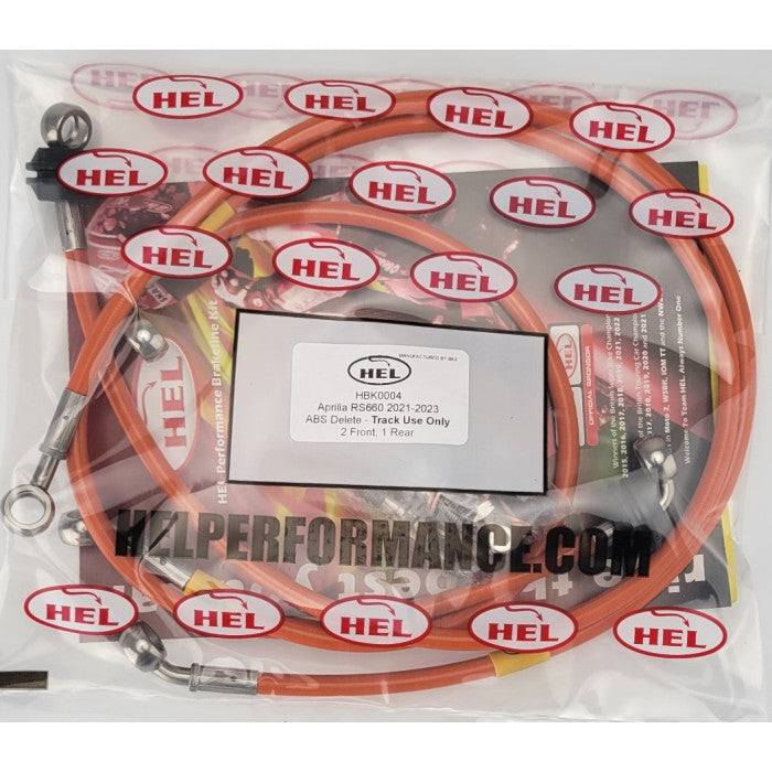 HEL Performance CL-HBK0004 ABS Delete Full Length Race Brake Lines Stainless Steel Braided