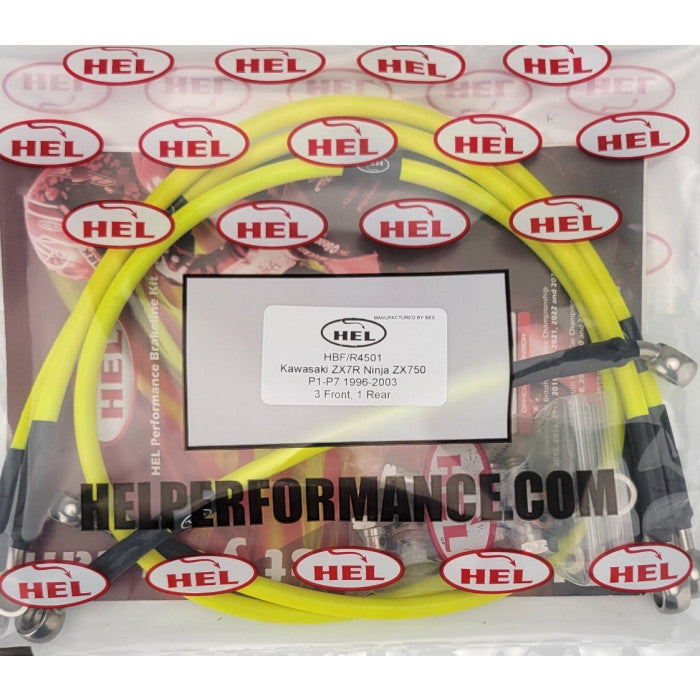 HEL Performance CL-HBK4501 Standard Replacement Brake Lines Stainless Steel Braided