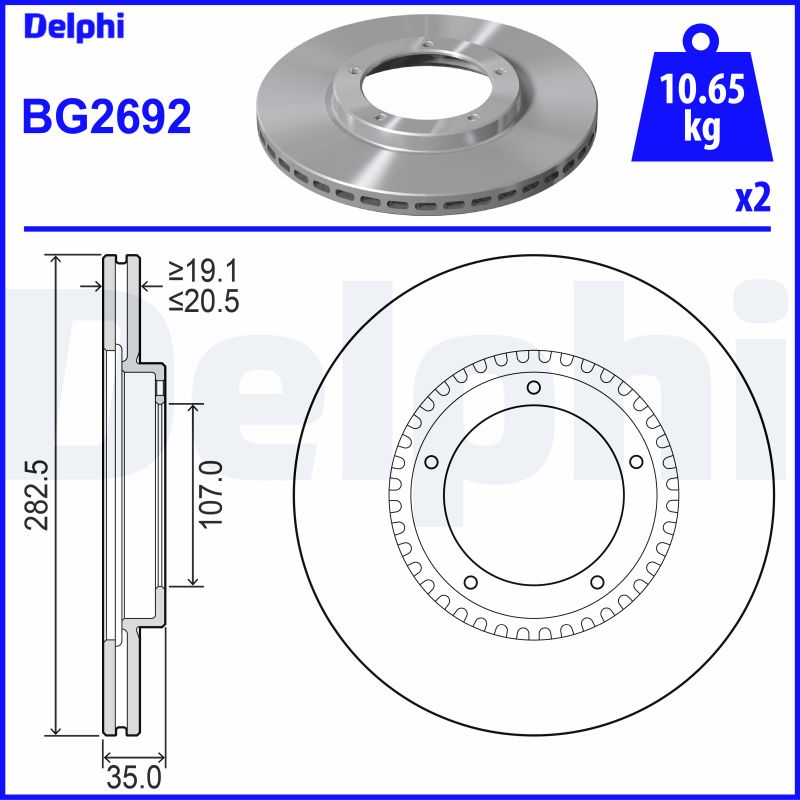 HALDEX KSMR2PT50S45958 Pretensioning Cylinder