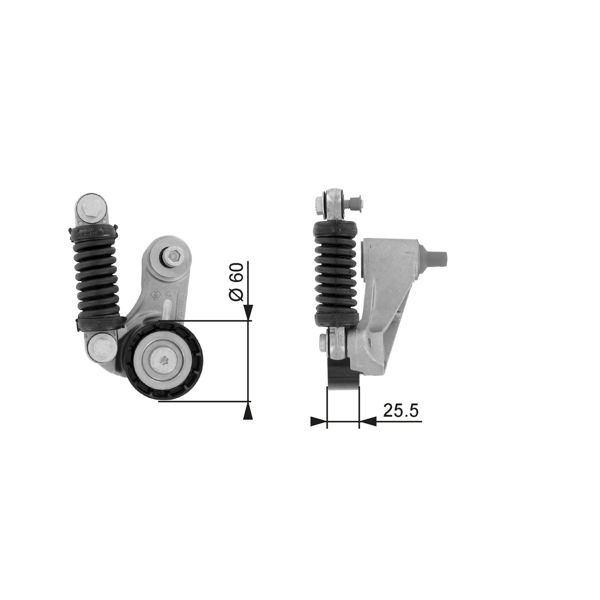 GATES GATT38240 V-Ribbed Belt Tensioner Lever
