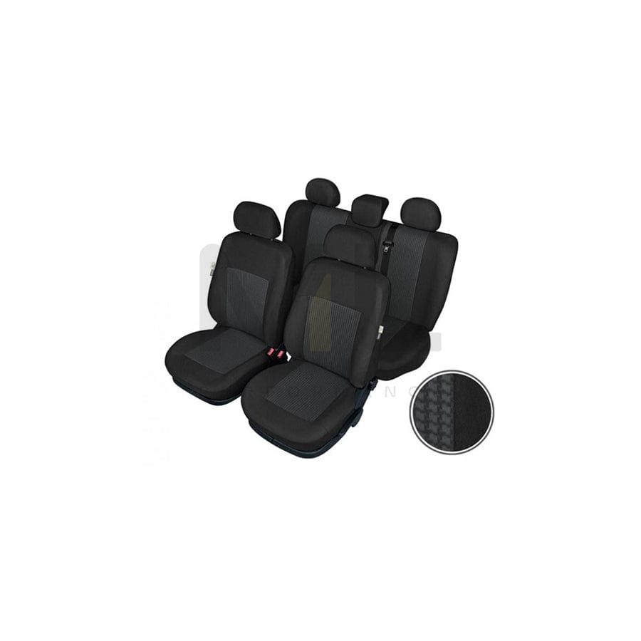 KEGEL 5-9109-261-3025 Car seat cover Black, Polyester, Front and Rear