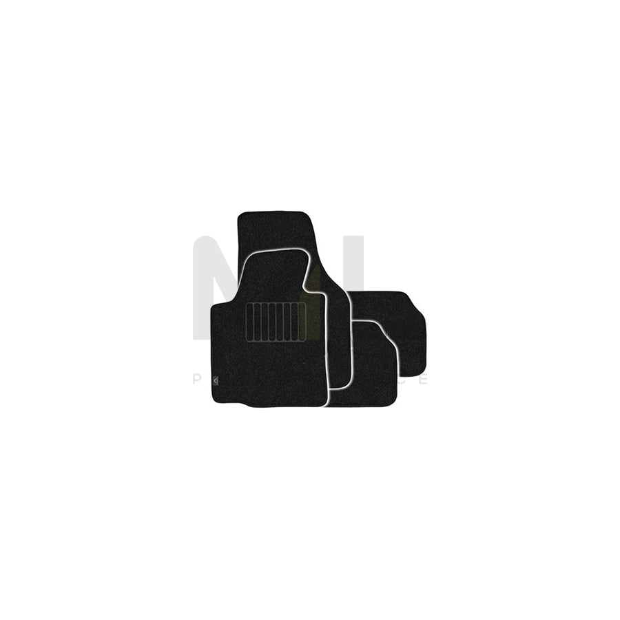 KEGEL Ararat 5-8404-267-4010 Floor mat set Textile, Front and Rear, Quantity: 1, Black