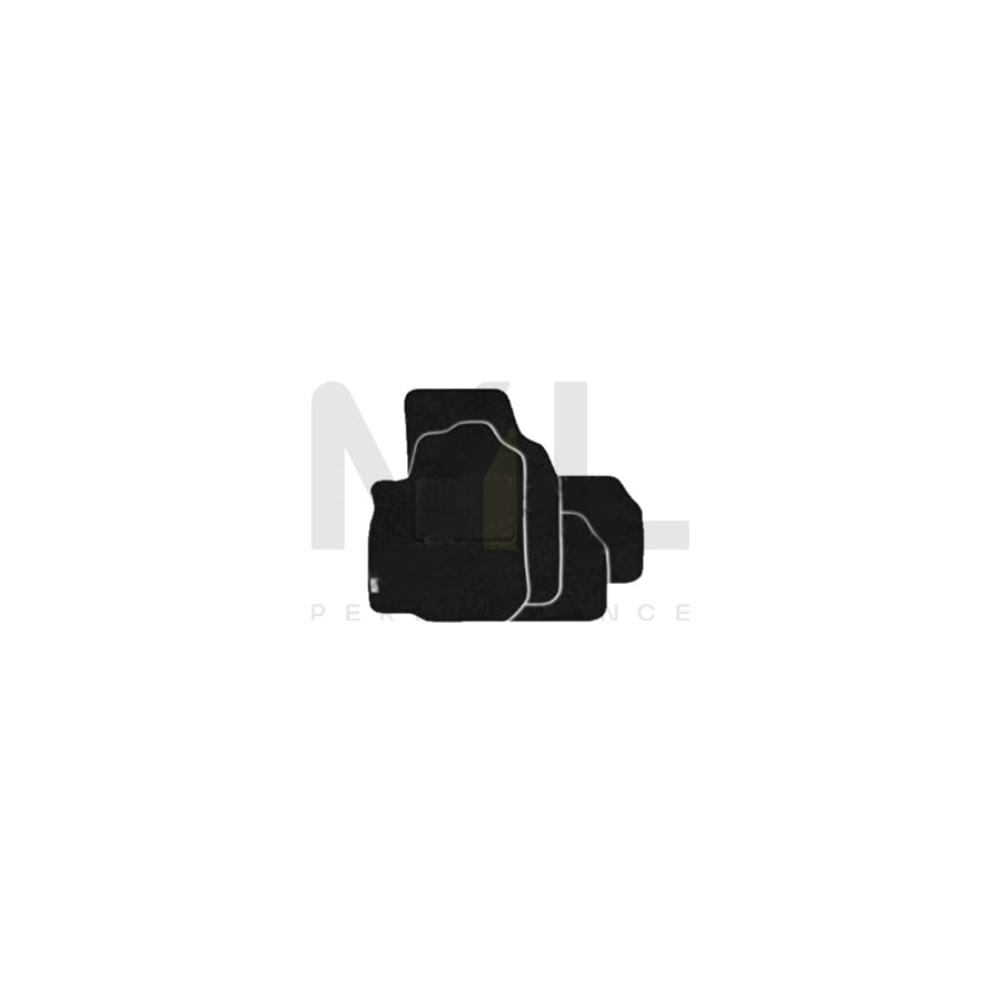 KEGEL Ararat 5-8406-267-4010 Floor mat set Textile, Front and Rear, Quantity: 1, Black