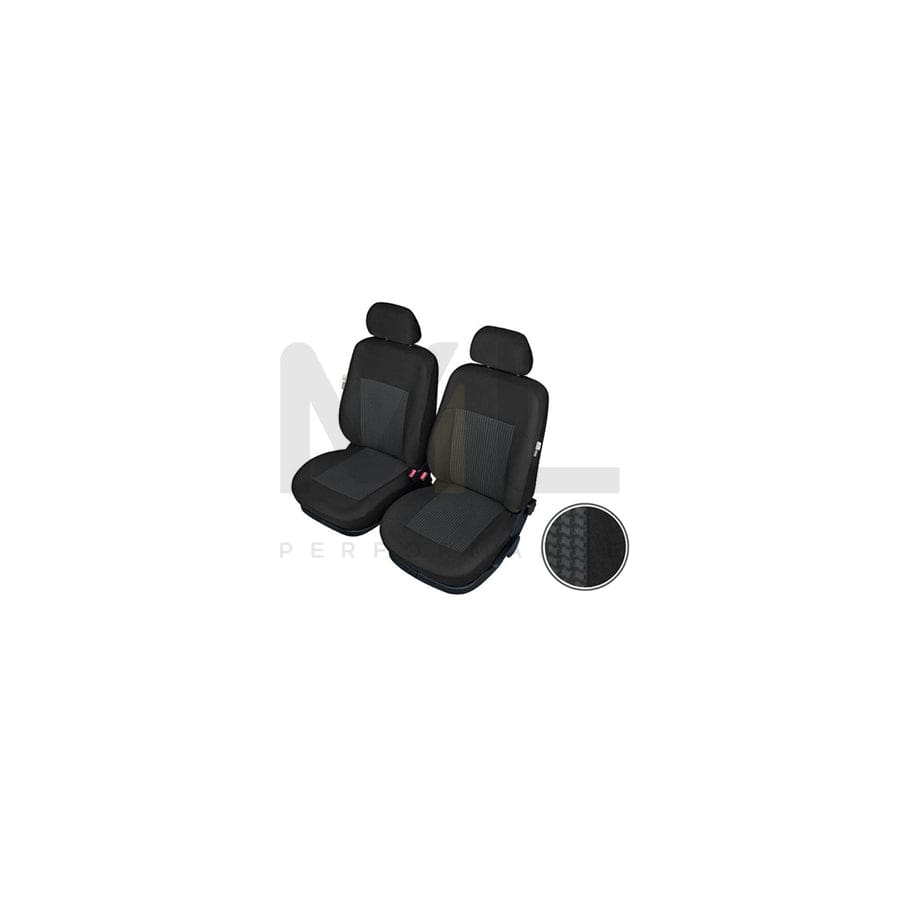 KEGEL BASIC LIN 5-9110-261-3025 Car seat cover Black/Grey, Polyester, PU (Polyurethane), Front