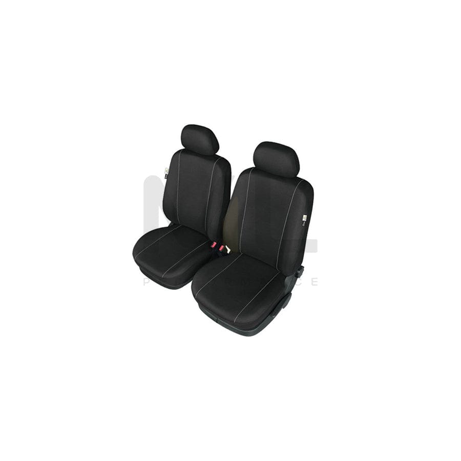 KEGEL Herman 5-1290-218-4011 Car seat cover Black, Polyester, PU (Polyurethane), Front