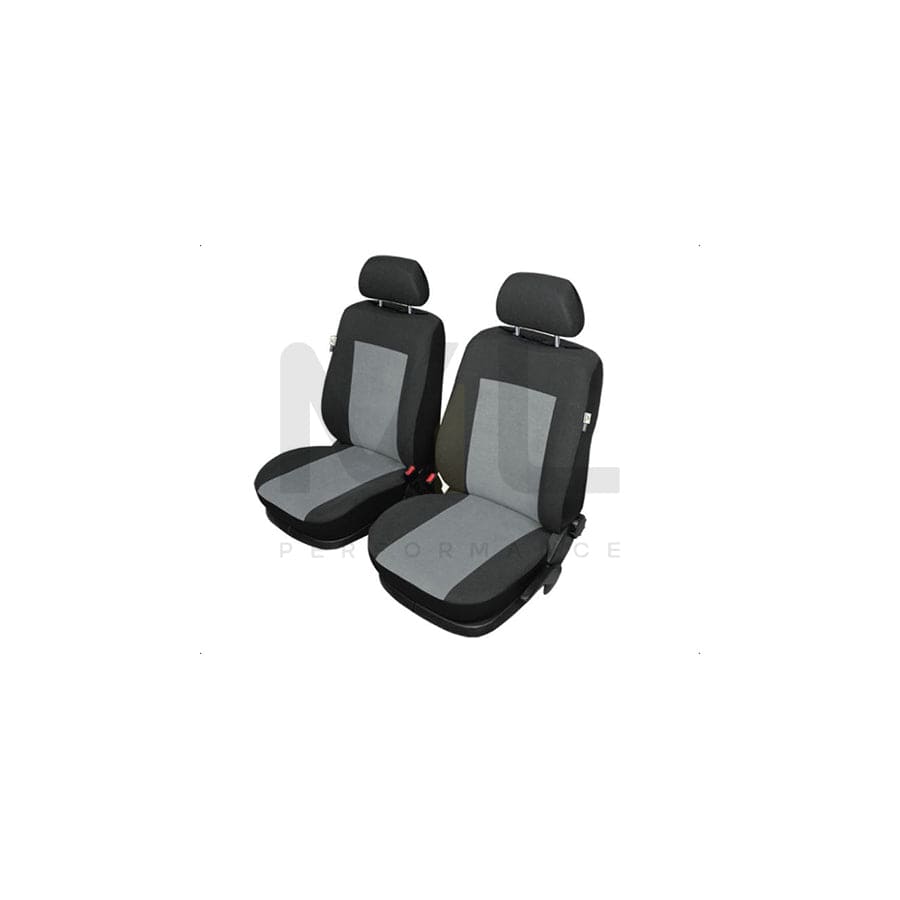 KEGEL Saturn 5-9123-213-3021 Car seat cover Black/Grey, Polyester, PU (Polyurethane), Front