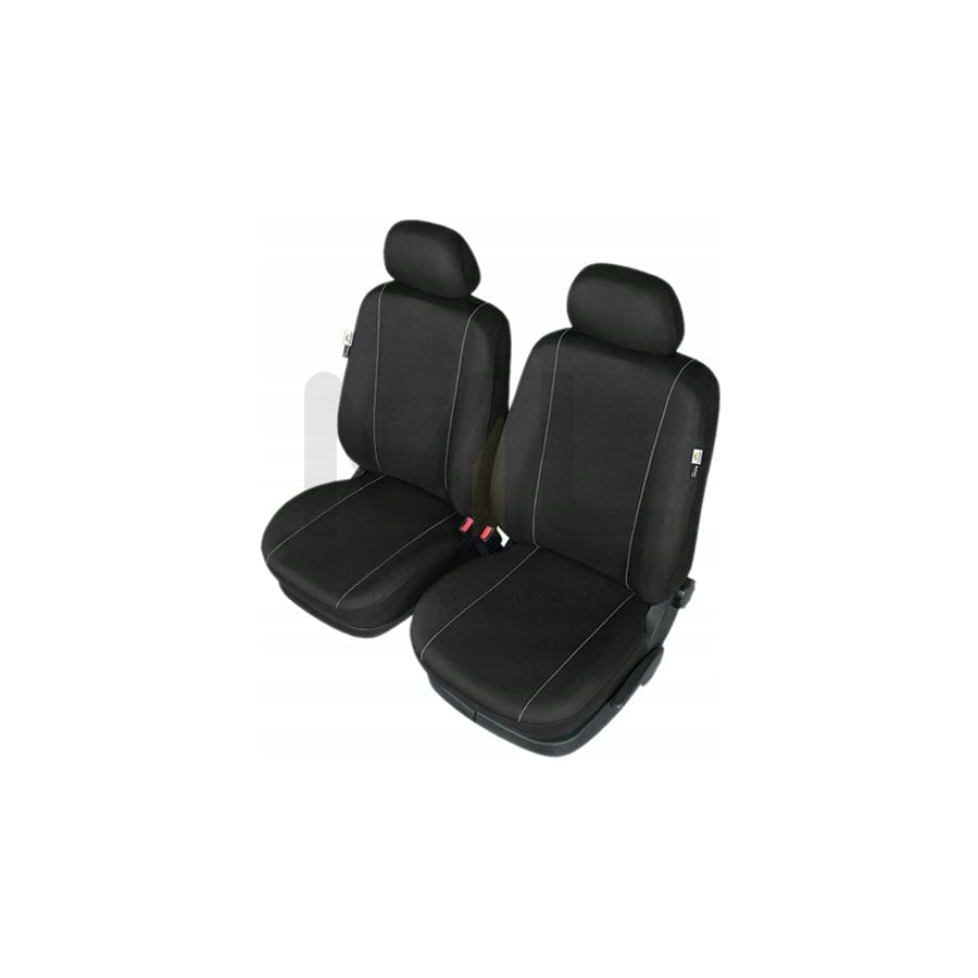 KEGEL Solid 5-9117-211-4010 Car seat cover Black, Polyester, PU (Polyurethane), Front