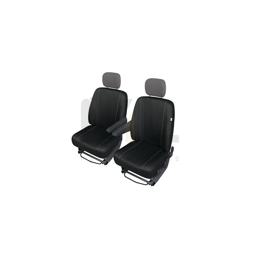 KEGEL Tailor Made 5-1617-219-4010 Car seat cover Black, Polyester, PU (Polyurethane), Front