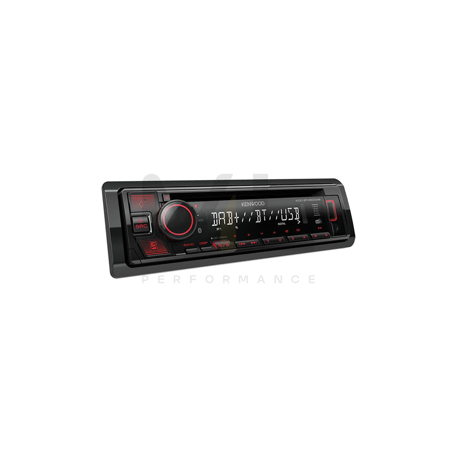 KENWOOD KDC-BT450DAB Car stereo 1 DIN, Made for Android, Made for iPod/iPhone, 12V, CD, FLAC, MP3, WAV, WMA