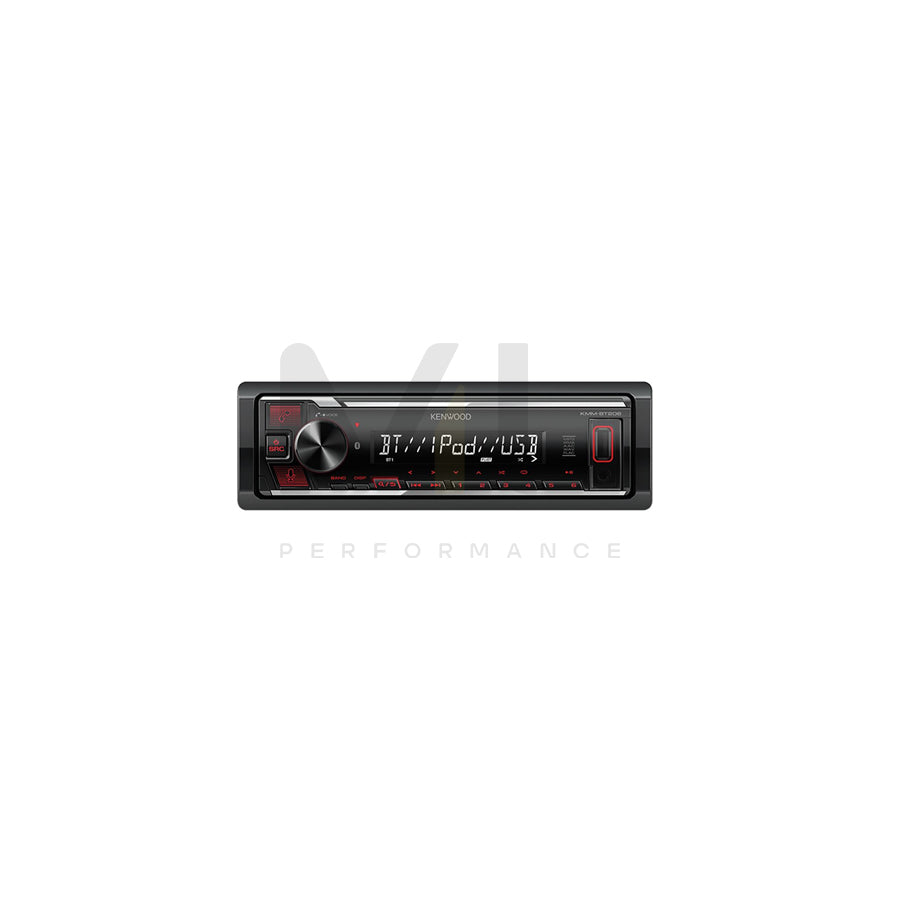 KENWOOD KMM-BT206 Car stereo 1 DIN, Made for iPod/iPhone, LCD, 14.4V, AAC, FLAC, MP3, WAV, WMA, with mounting tools, Amazon Alexa, Spotify App Link