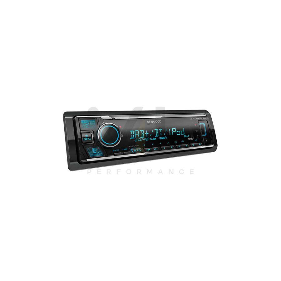 KENWOOD KMM-BT505DAB Car stereo 1 DIN, AOA 2.0, Made for iPod/iPhone, 14.4V, AAC, FLAC, MP3, WAV, WMA, DAB+ tuner, Spotify App Link