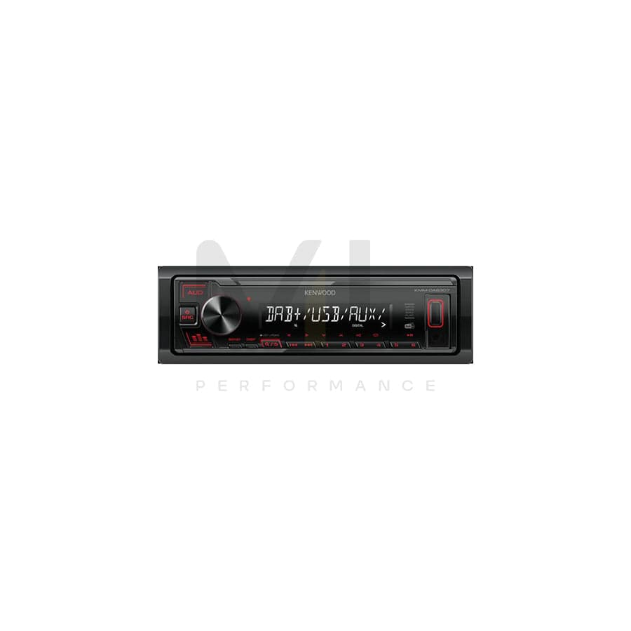 KENWOOD KMM-DAB307 Car stereo 1 DIN, LCD, 14.4V, FLAC, MP3, WAV, WMA