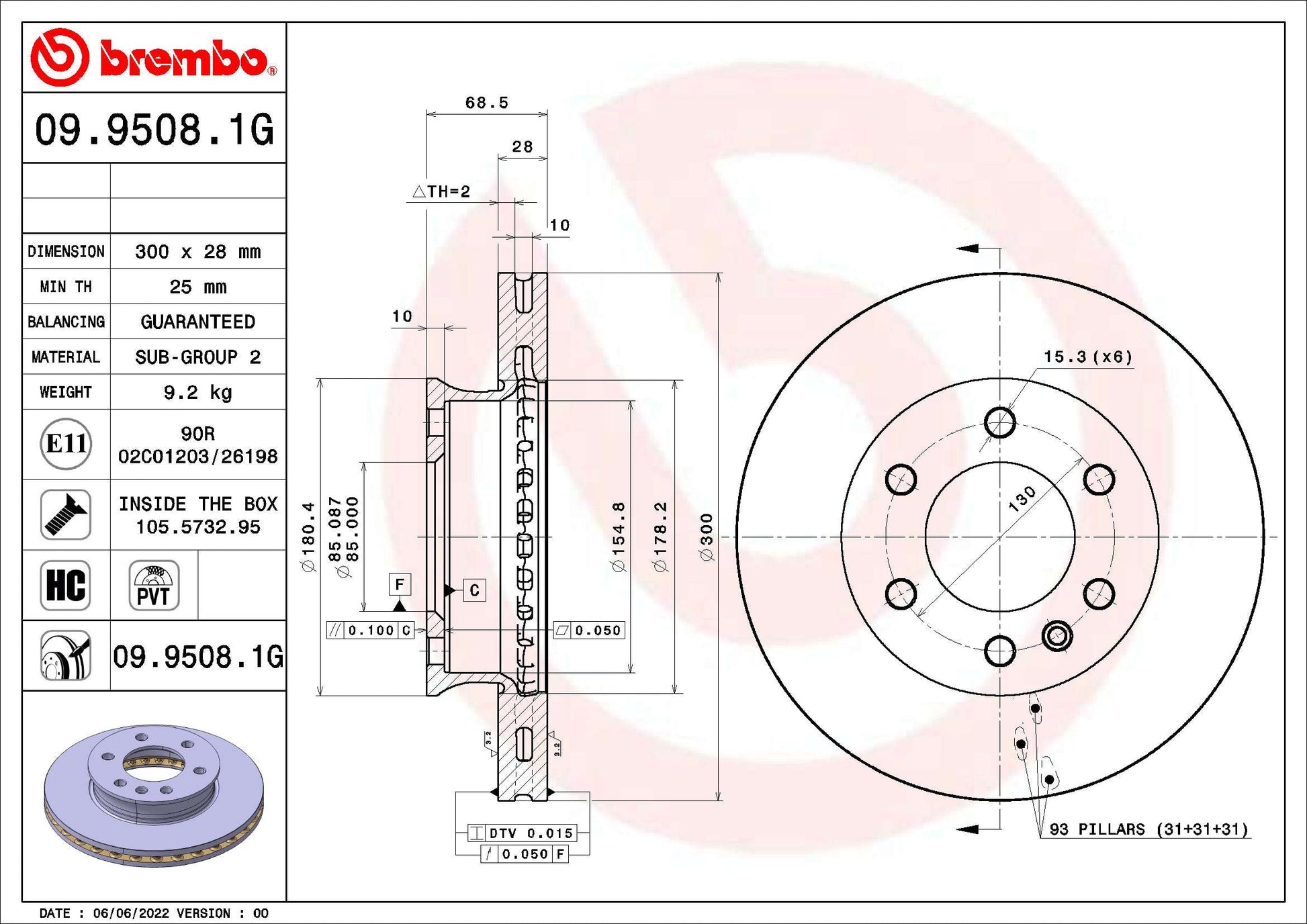 BBP 41309BBP Disc Brake Caliper Repair Kit