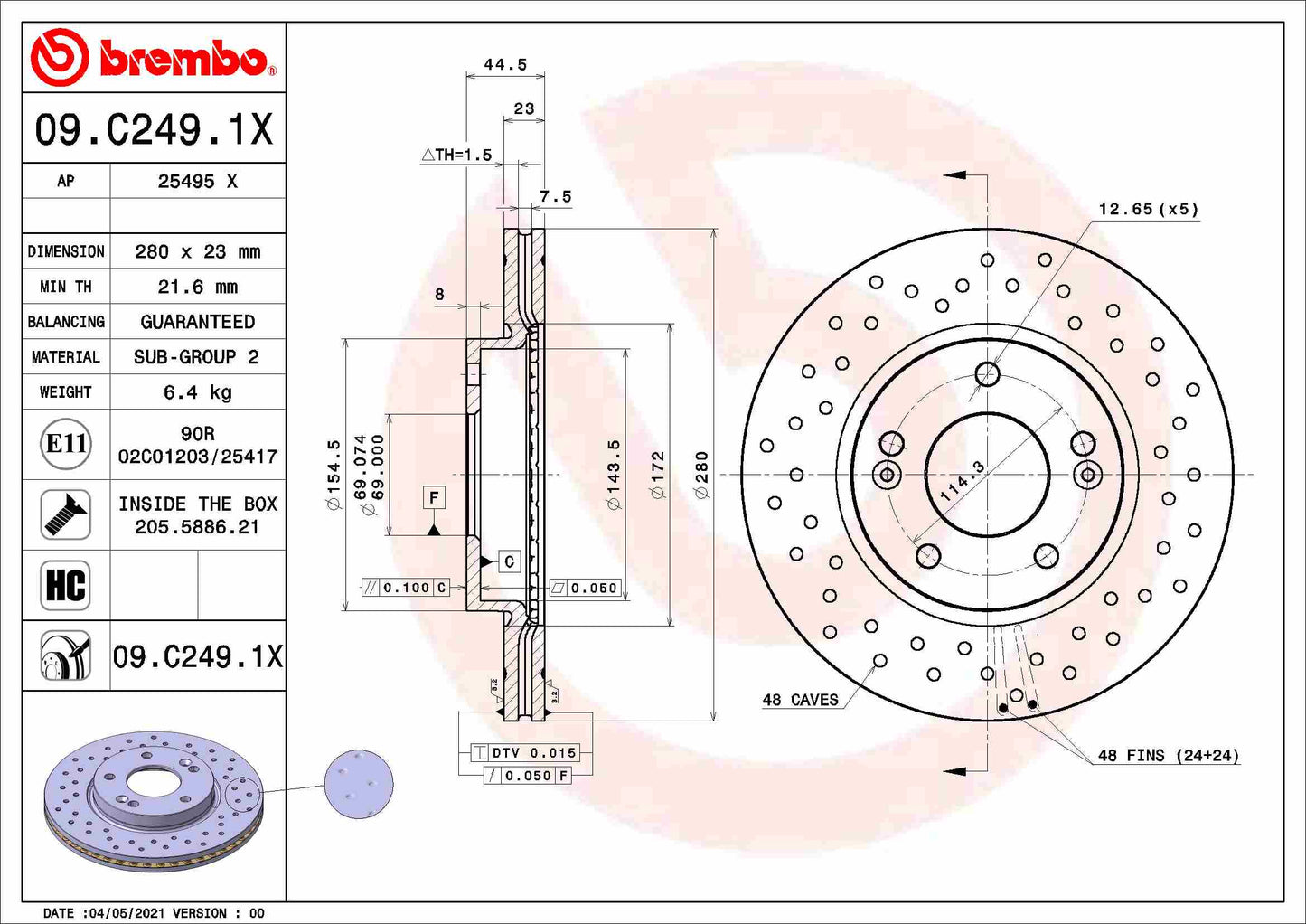 DELPHI LH7309 Brake Hose