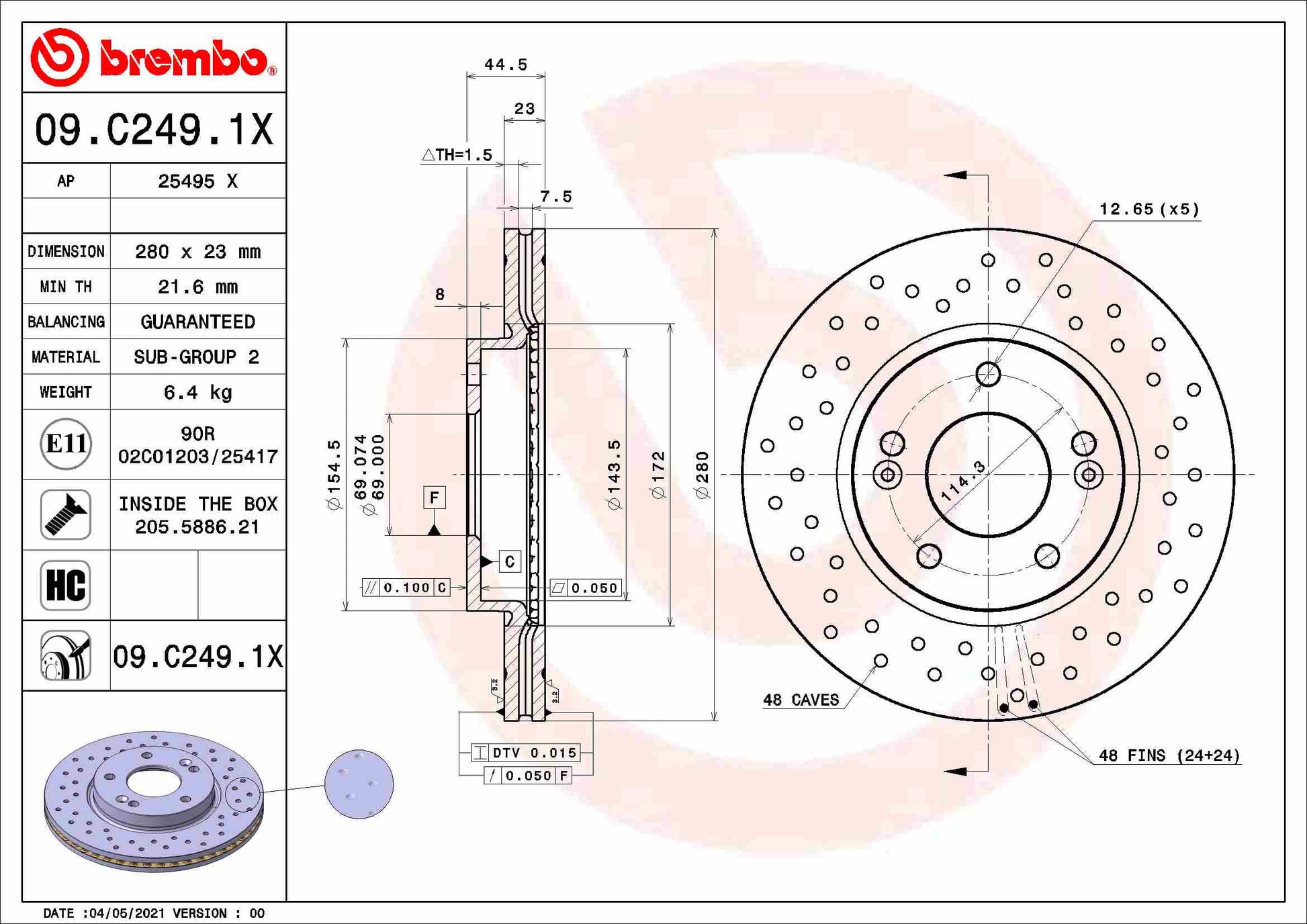 DELPHI LH7309 Brake Hose