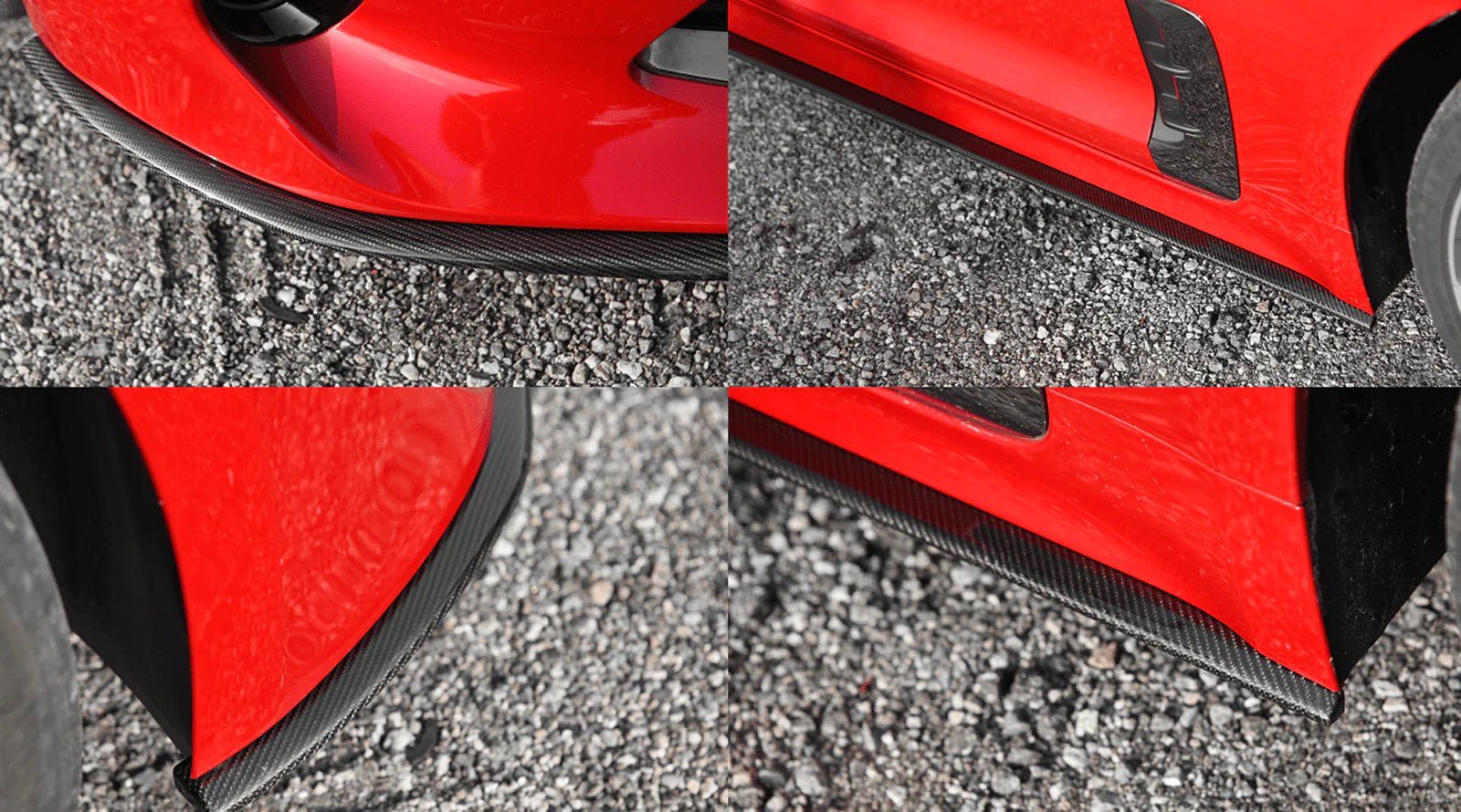 Adro A12A30-1201 KIA Stinger Carbon Fibre Front Lip V1 (2018+)