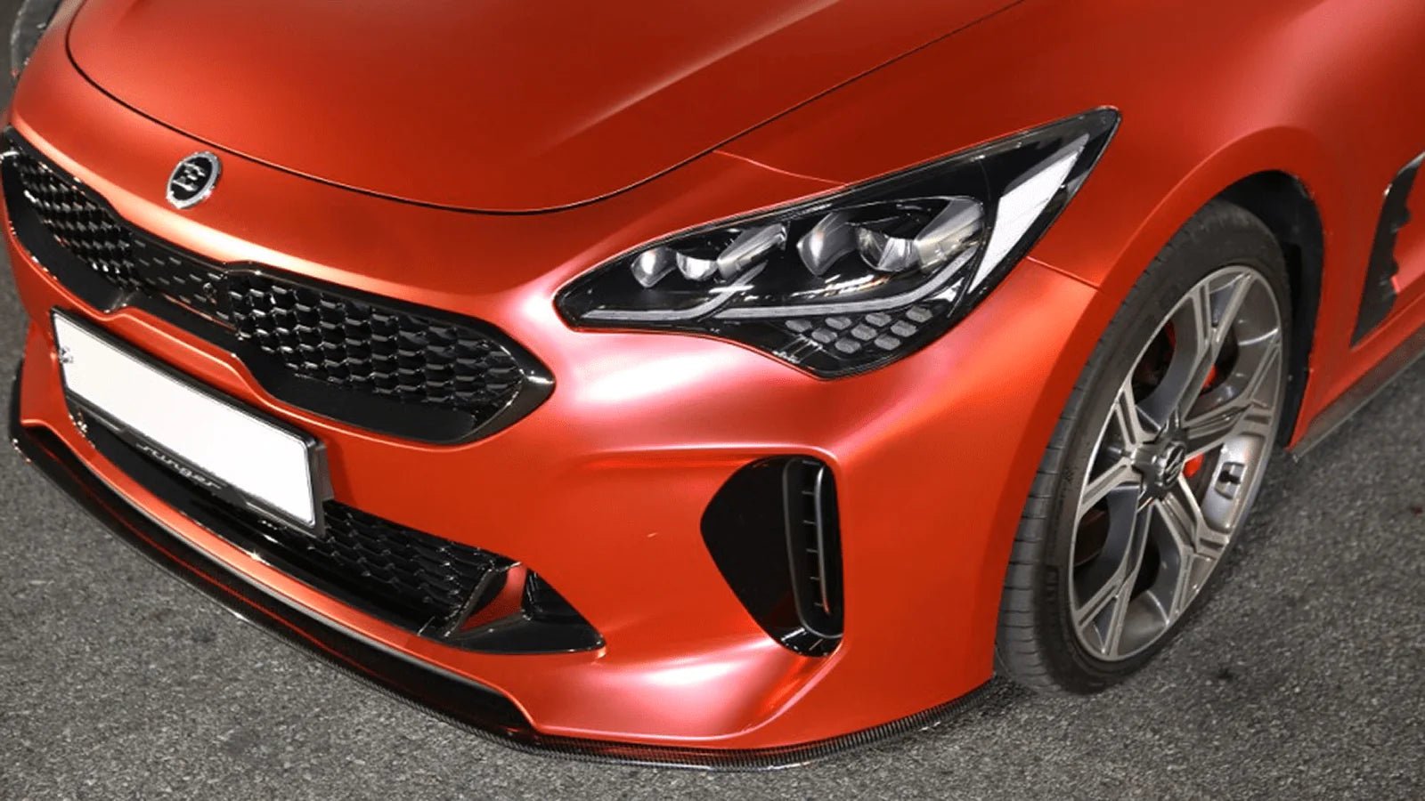 Adro A12A30-1201 KIA Stinger Carbon Fibre Front Lip V1 (2018+)