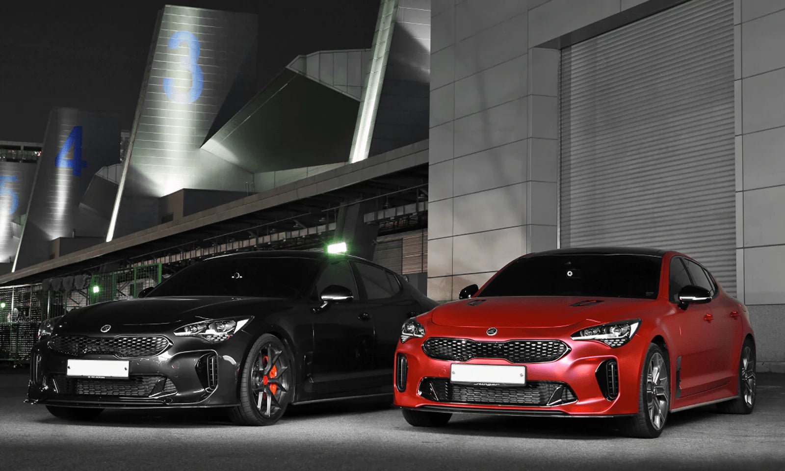 Adro A12A30-1201 KIA Stinger Carbon Fibre Front Lip V1 (2018+)
