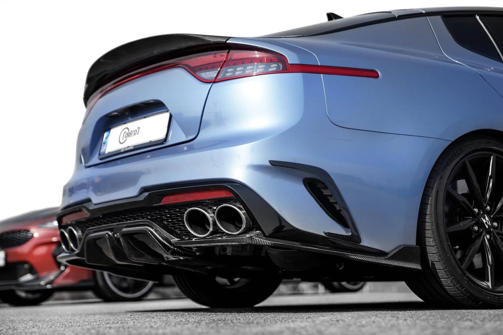 Adro A12A30-1303 KIA Stinger Carbon Fibre Meister Rear Diffuser V3 (2018+)