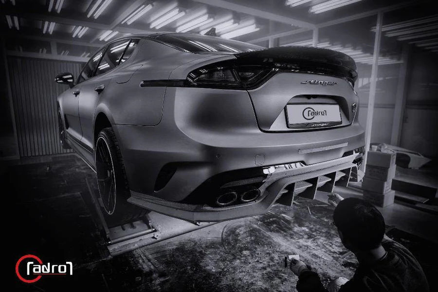 Adro A12A30-1302 KIA Stinger Carbon Fibre Rear Diffuser V2 (2018+)