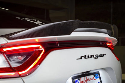 Adro A12A30-1501 KIA Stinger Carbon Fibre Rear Trunk Lip Spoiler V1 (2018+)