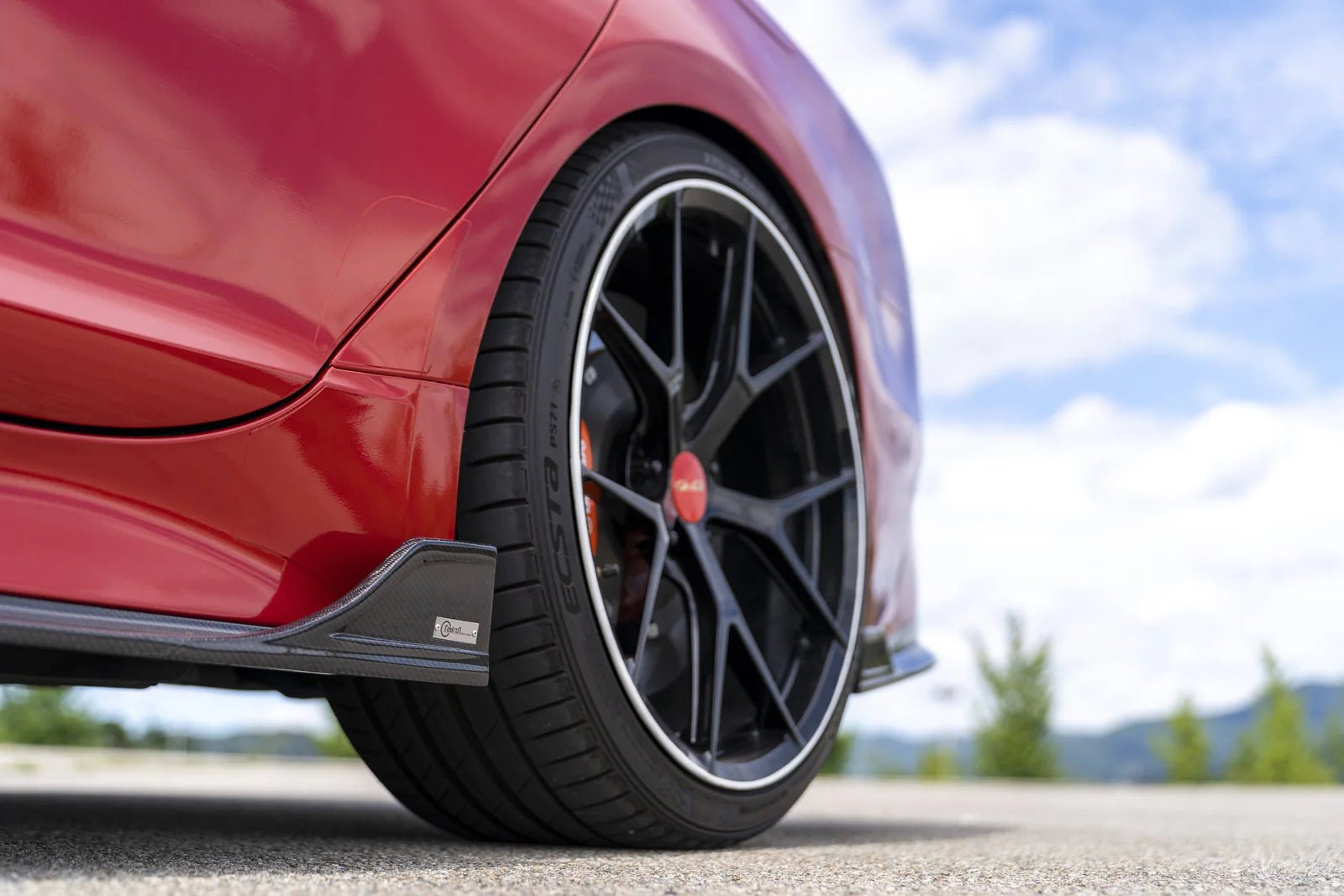 Adro A12A30-1402 KIA Stinger Carbon Fibre Side Skirts V2 (2018+)