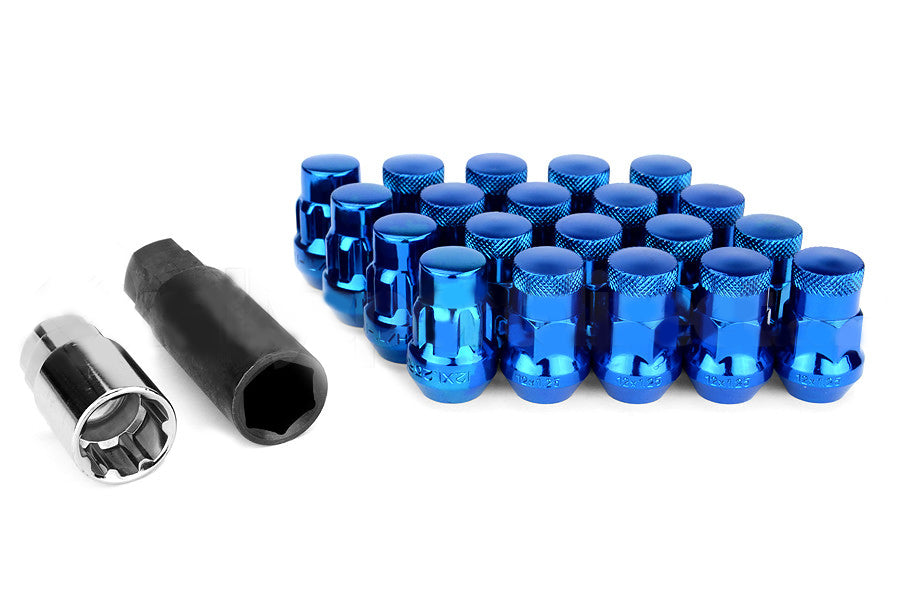 MUTEKI 32926UP LUG NUTS KIT WITH LOCK NUTS SR35 16+4 12X1.50 35MM BLUE (CLOSE END)