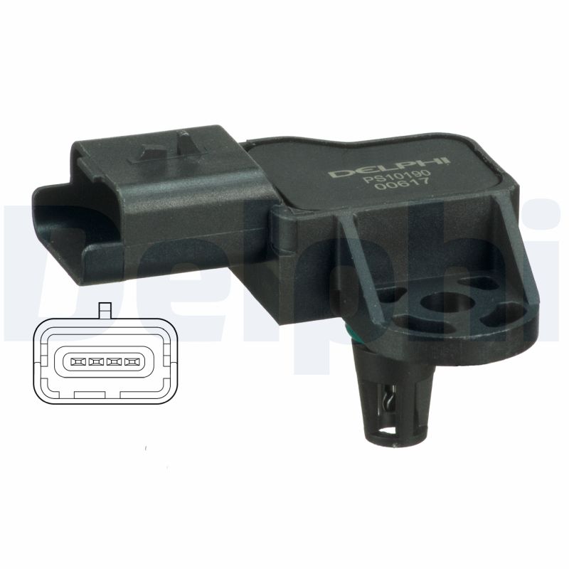DELPHI PS10190 Altitude Adaption Air Pressure Sensor