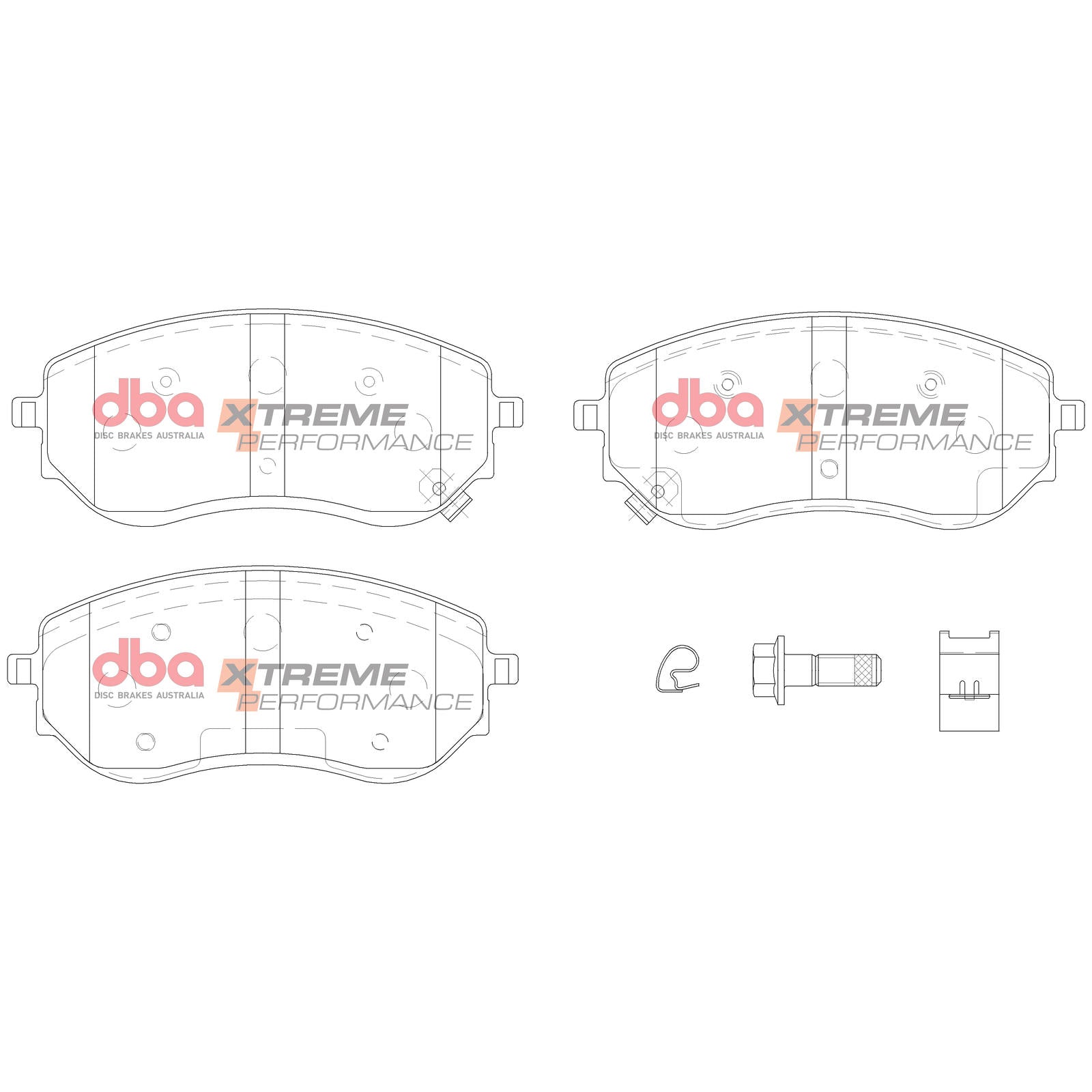 DBA DB15014XP High Performance Brake Pad Set