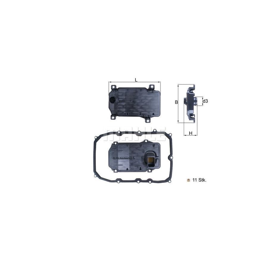 Knecht Hx 187Kit Hydraulic Filter, Automatic Transmission