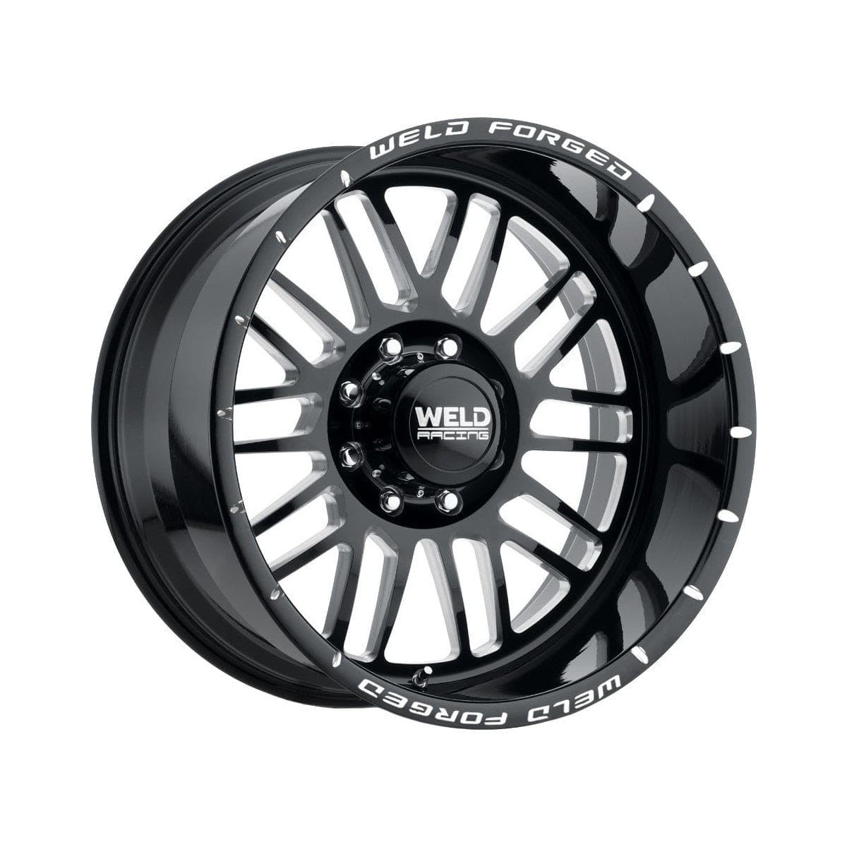 Weld W70322082BCA Konflict Xt Wheel 22x12 8x165.1 ET-51 BS4.5 Gloss Black & Contrast Cut