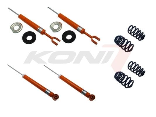 KONI 1120-3681 Suspension Kit, Coil Springs / Shock Absorbers for Audi A4