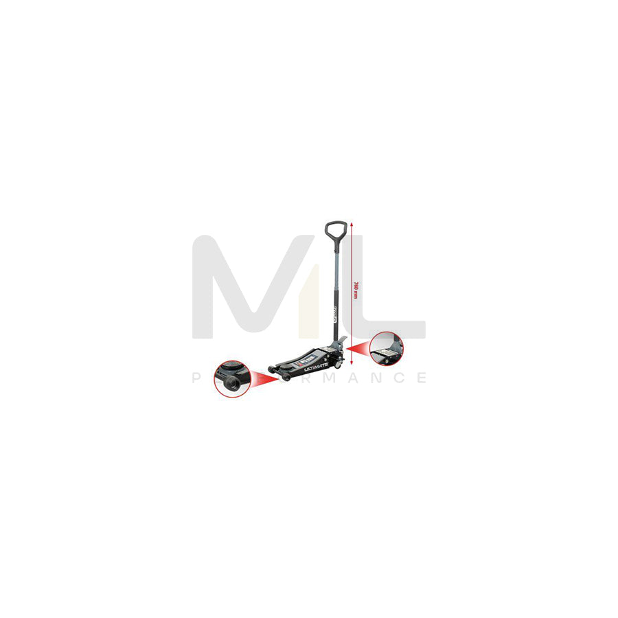 KS TOOLS 161.0367 Jack 2t, Hydraulic, Passenger cars, Trolley jack