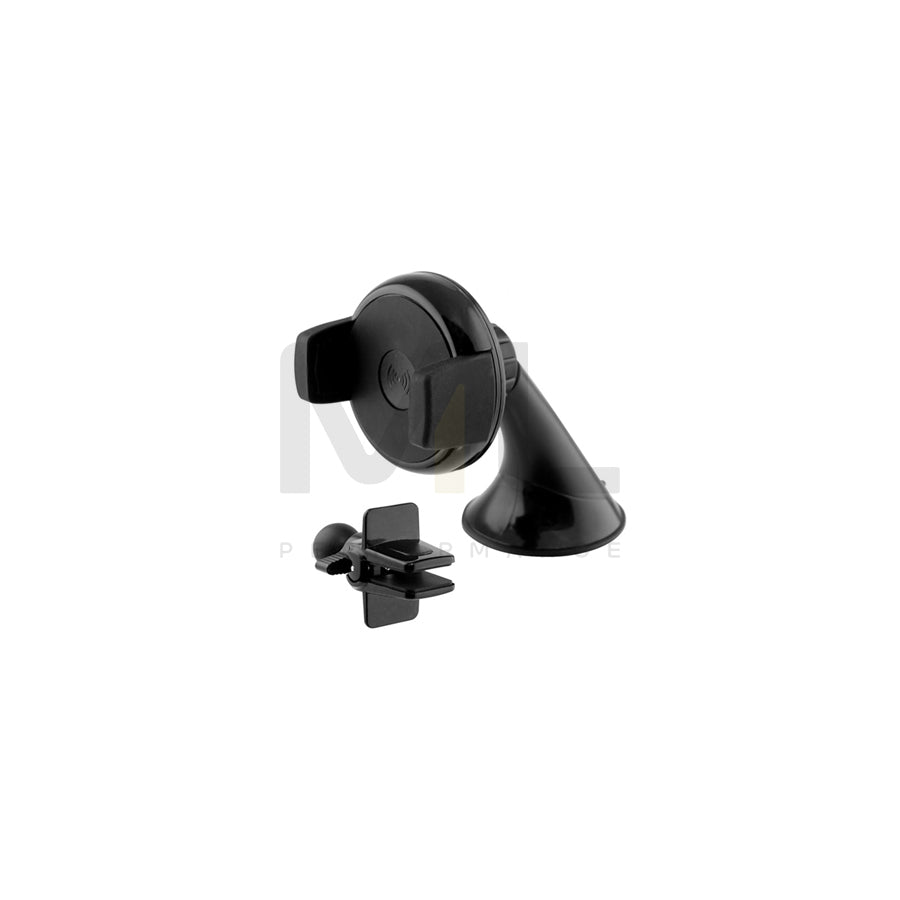 KSIX B9000PACK02 Car phone holder 54-110 mm, with ball joint, air vent, windscreen, universal 360°