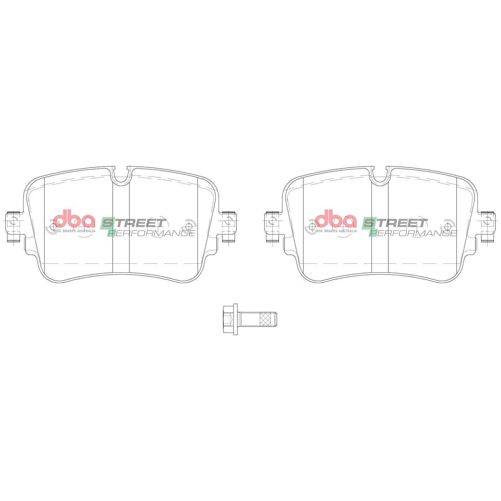 DBA DB15031SP High Performance Brake Pad Set