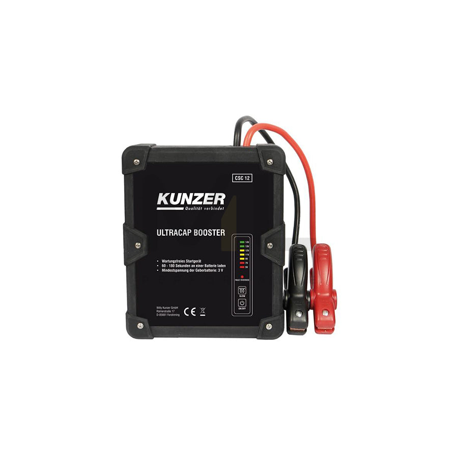 KUNZER CSC 12 Car jump starter Inrush Current: 800A